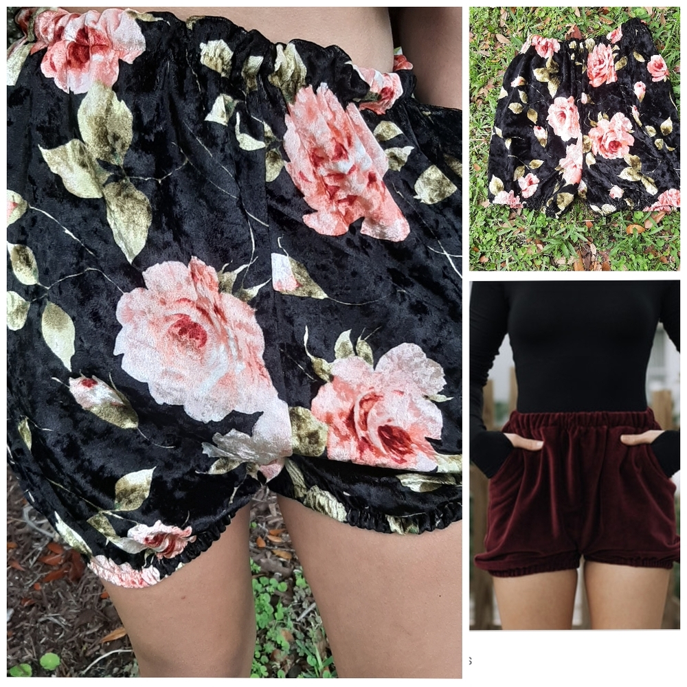 Anastasia Harem Bloomers Bones Velour Boho Ballon